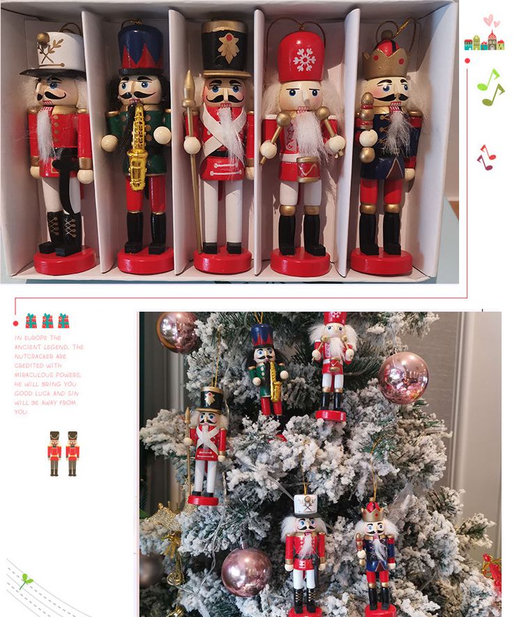 Nutcracker Figurine - 메리 크리스마스 장식 어린이 호두 까기