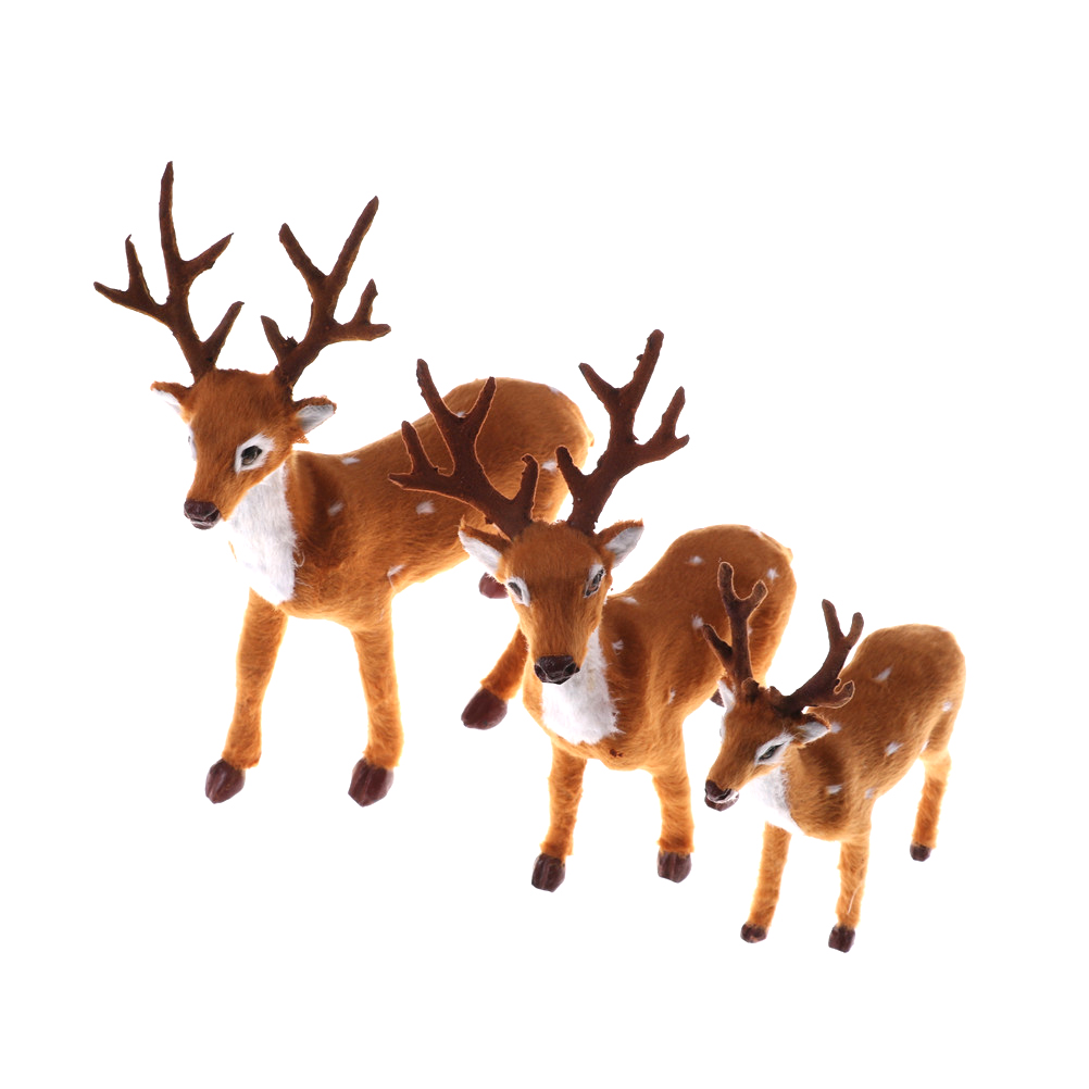 Nutcracker Figurine - 크리스마스 시뮬레이션 봉제 순록 크리스마스 엘크