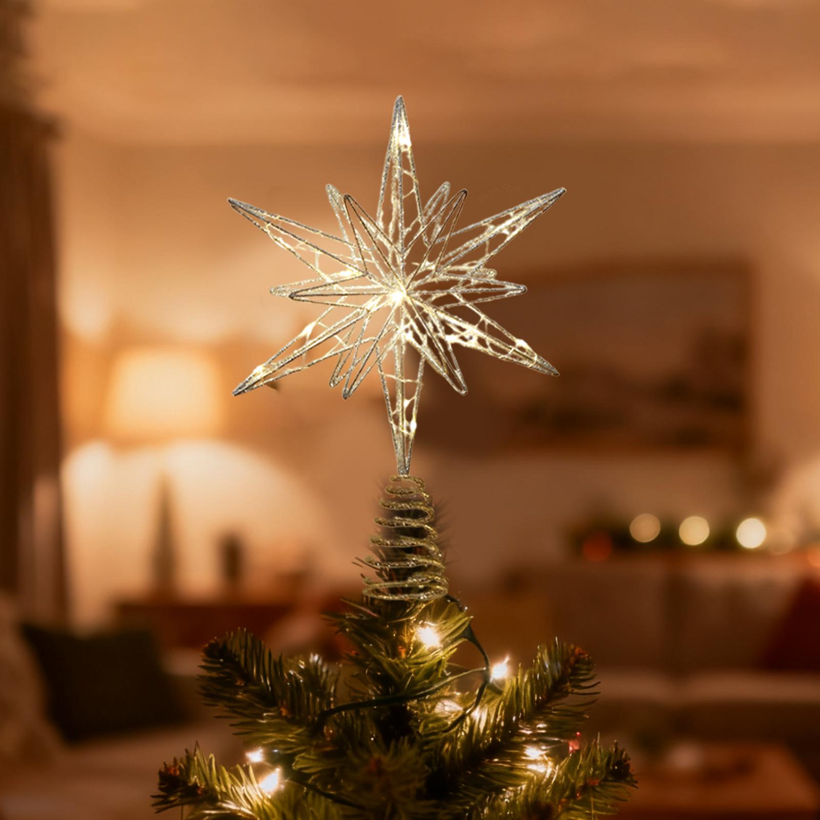 Star Tree Topper - 크리스마스 트리 토퍼 축제적인 트리탑 장식