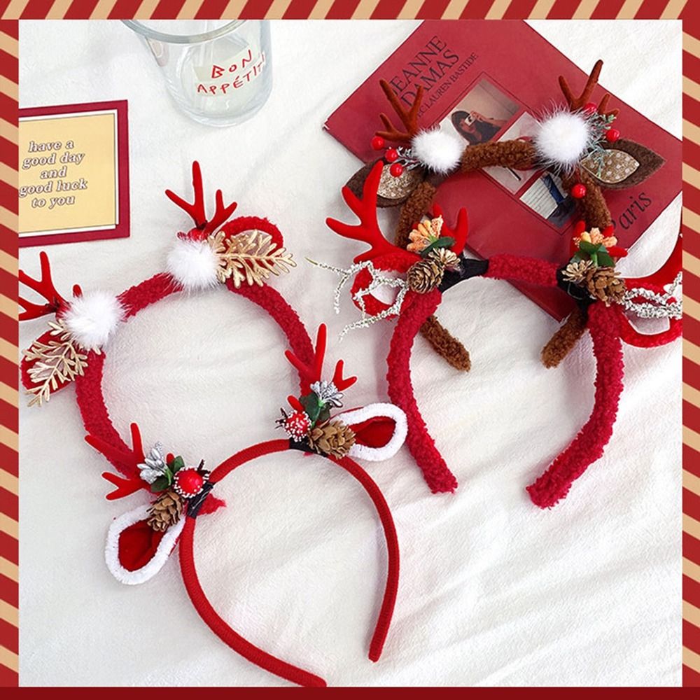 귀여운 크리스마스 장식 크리스마스 머리띠 엘프 순록 뿔 - Reindeer Antlers Headband 리뷰 및 가격