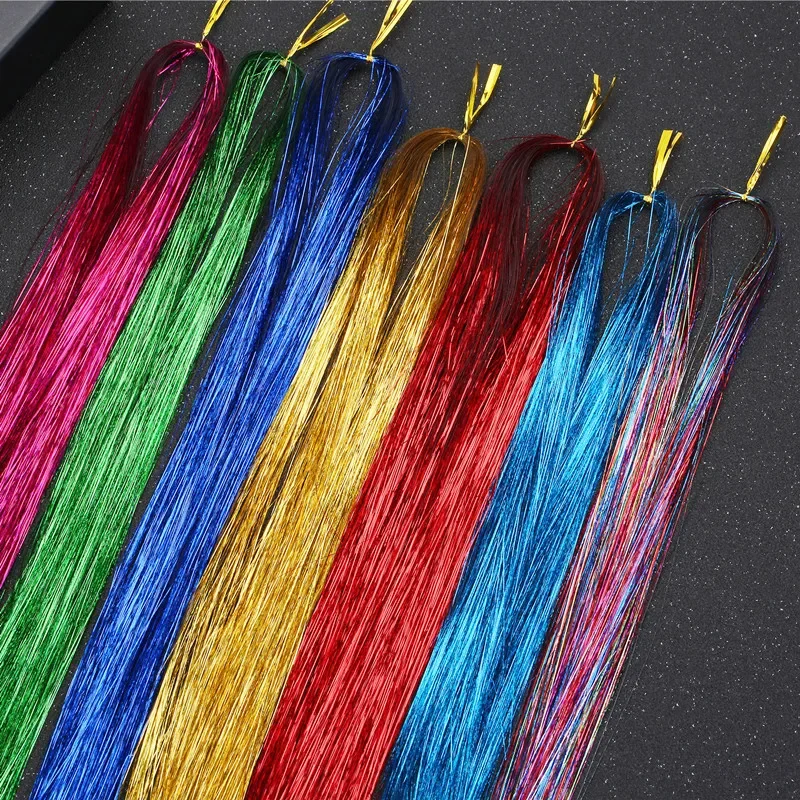 93cm 스파클 헤어 틴셀 레인보우 컬러 가닥 소녀 모 - Tinsel Garland Decoration 리뷰 및 가격
