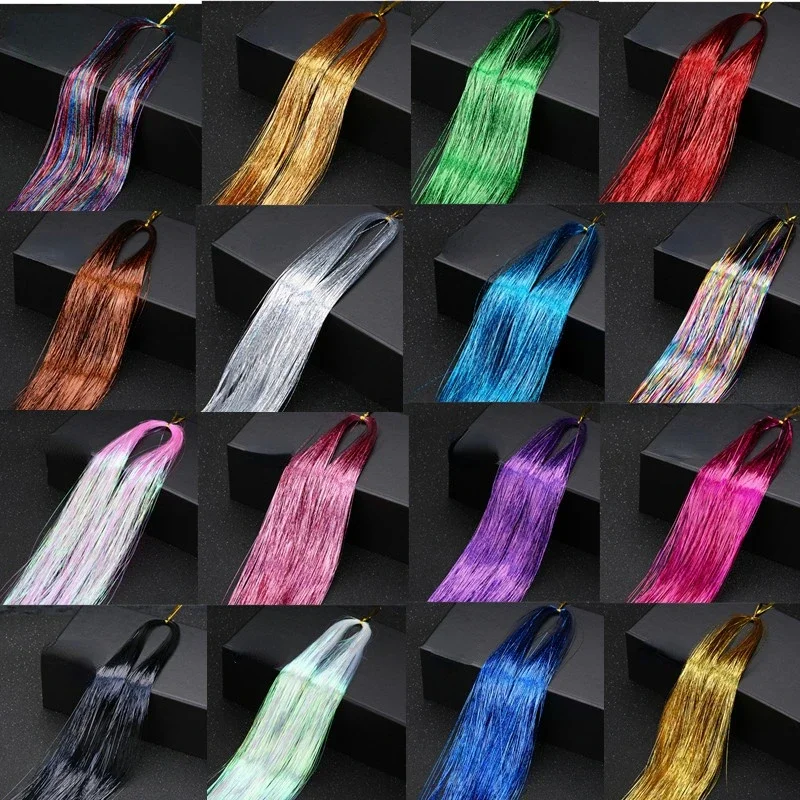 93cm 스파클 헤어 틴셀 레인보우 컬러 가닥 소녀 모 - Tinsel Garland Decoration 리뷰 및 가격