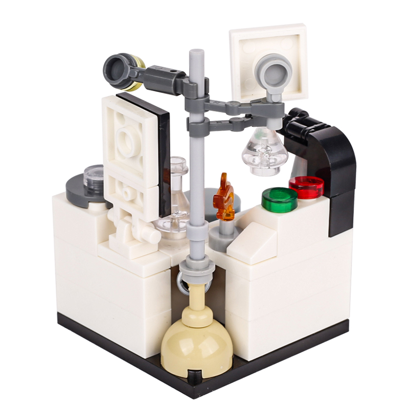 MOC 도시 실험실 실험실 빌딩 블록 키트 후크 비커  - Lego Set City 리뷰 및 가격