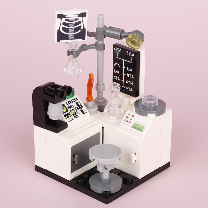 MOC 도시 실험실 실험실 빌딩 블록 키트 후크 비커  - Lego Set City 리뷰 및 가격