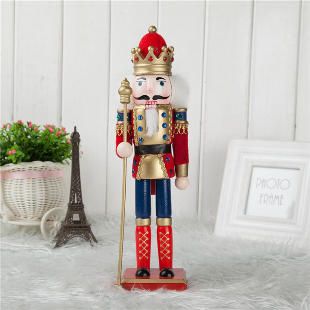 손으로 그린 나무 호두까기 인형 병사 모형, 사각형 받 - Nutcracker Figurine 리뷰 및 가격