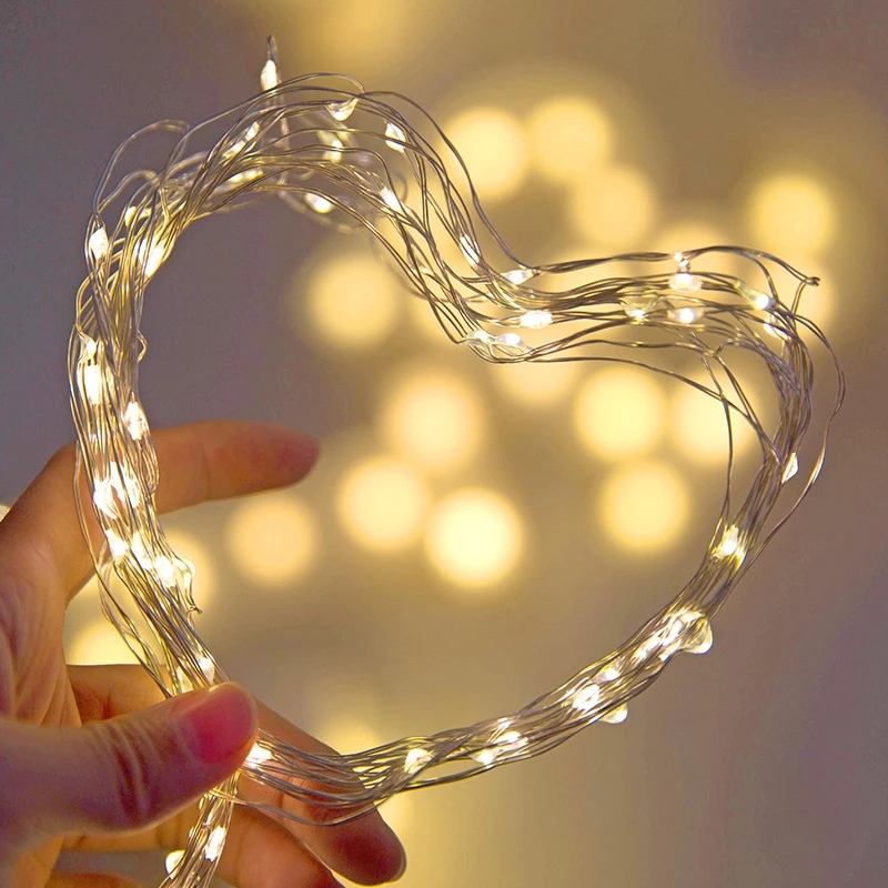 10M 5M 3M 2M 구리선 LED 반짝이 가랜드 배 - Tinsel Garland Decoration 리뷰 및 가격