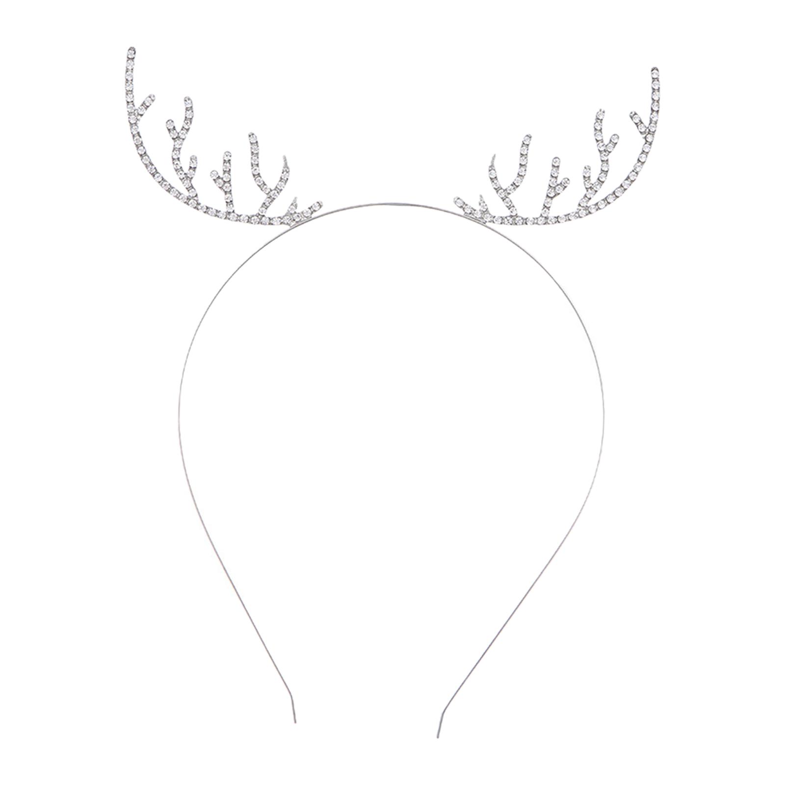 페스티벌 및 휴일 장식용 라인스톤 헤어밴드 티아라 앤틀 - Reindeer Antlers Headband 리뷰 및 가격