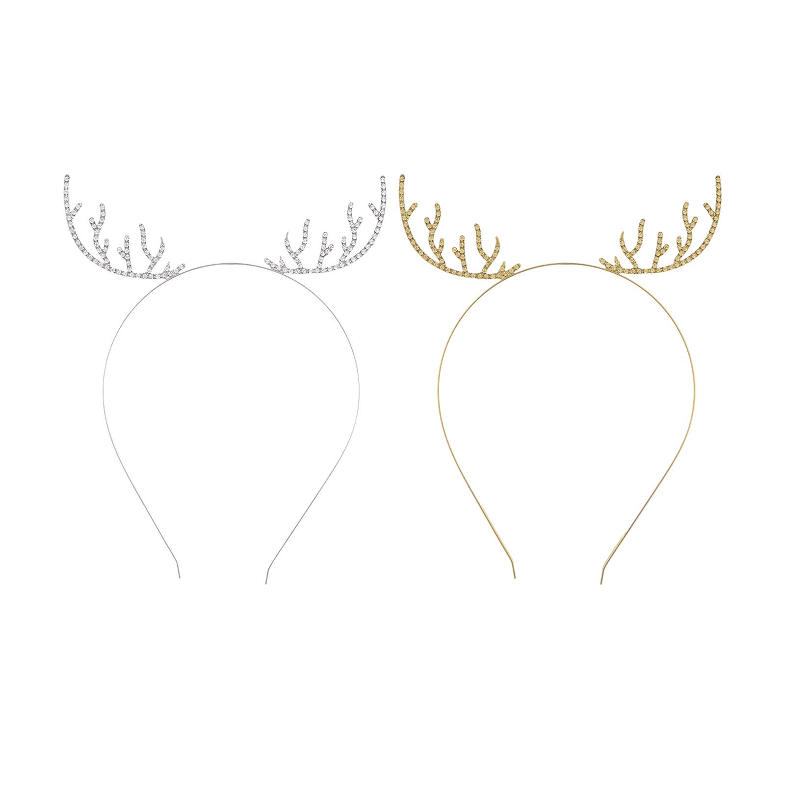 페스티벌 및 휴일 장식용 라인스톤 헤어밴드 티아라 앤틀 - Reindeer Antlers Headband 리뷰 및 가격