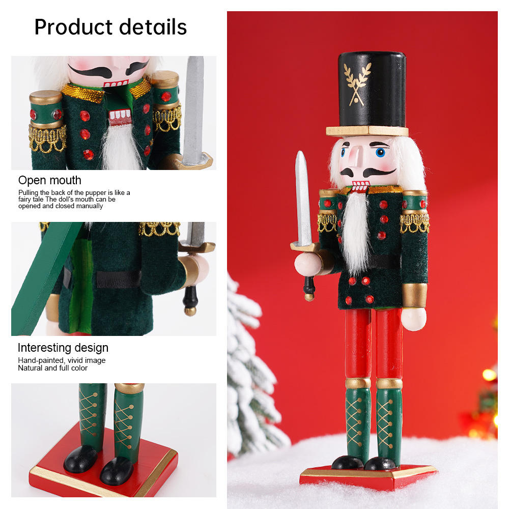 크리스마스 나무 호두까기 인형 장식 군인 피규어 수공예 - Nutcracker Figurine 리뷰 및 가격