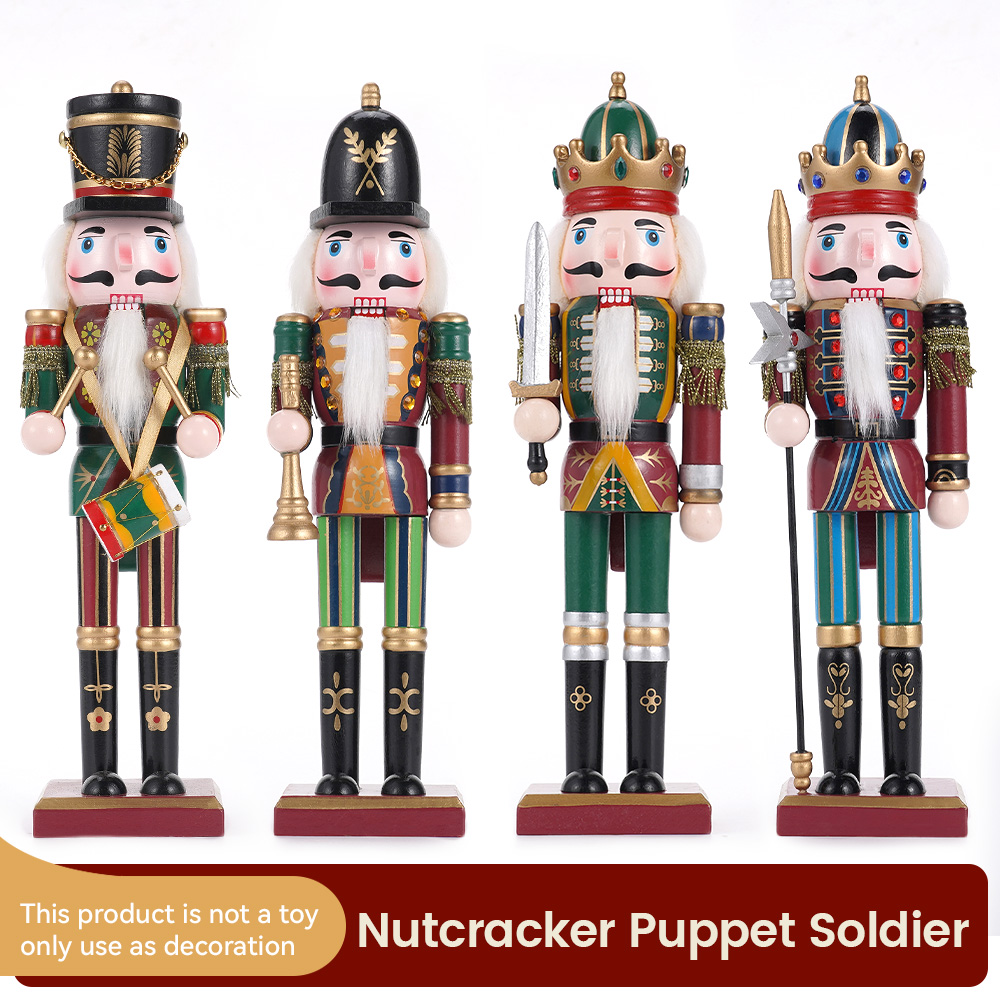 수제 나무 호두까기 인형 장난감, 크리스마스 장식 군인 - Nutcracker Figurine 리뷰 및 가격