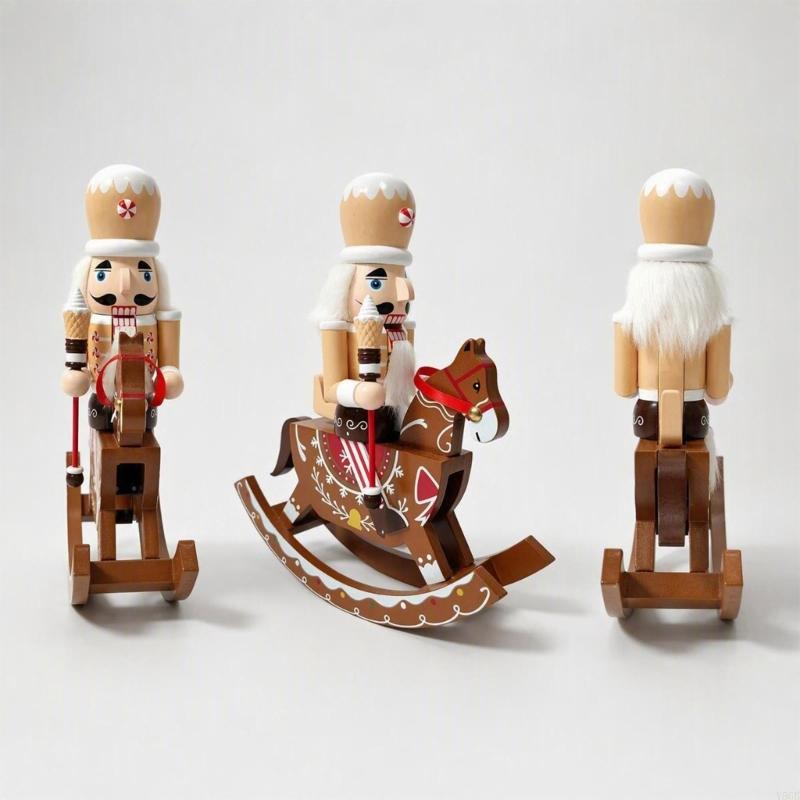 눈송이 디테일이 있는 진저 브레드에서 영감을 받은 흔들 - Nutcracker Figurine 리뷰 및 가격