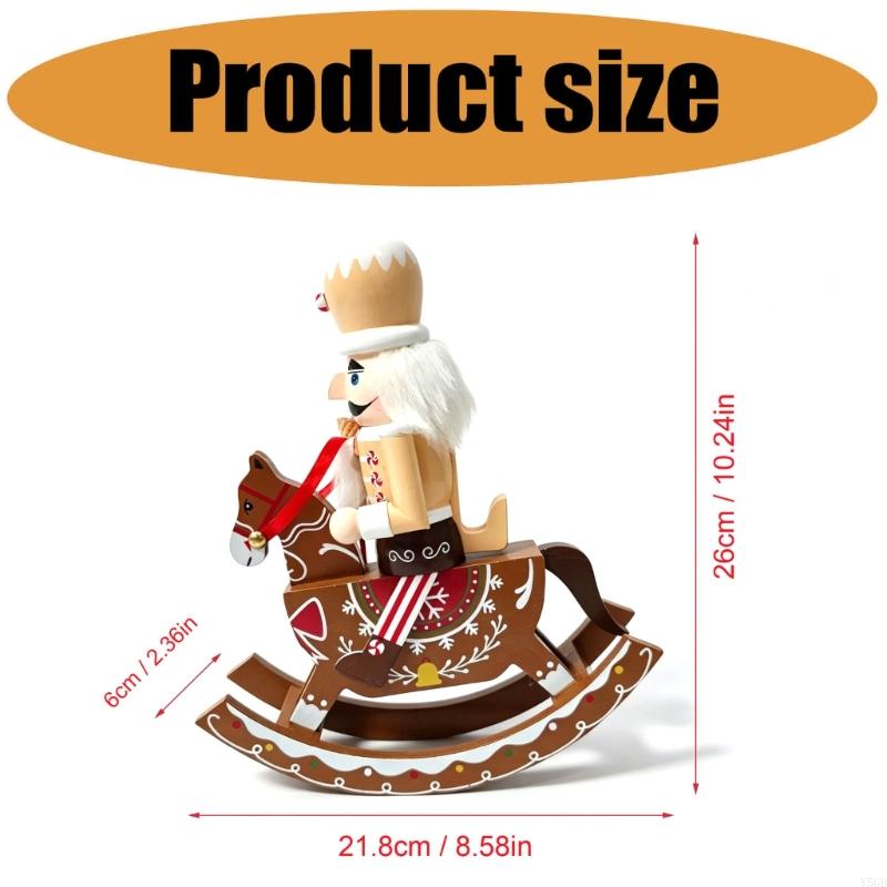 눈송이 디테일이 있는 진저 브레드에서 영감을 받은 흔들 - Nutcracker Figurine 리뷰 및 가격