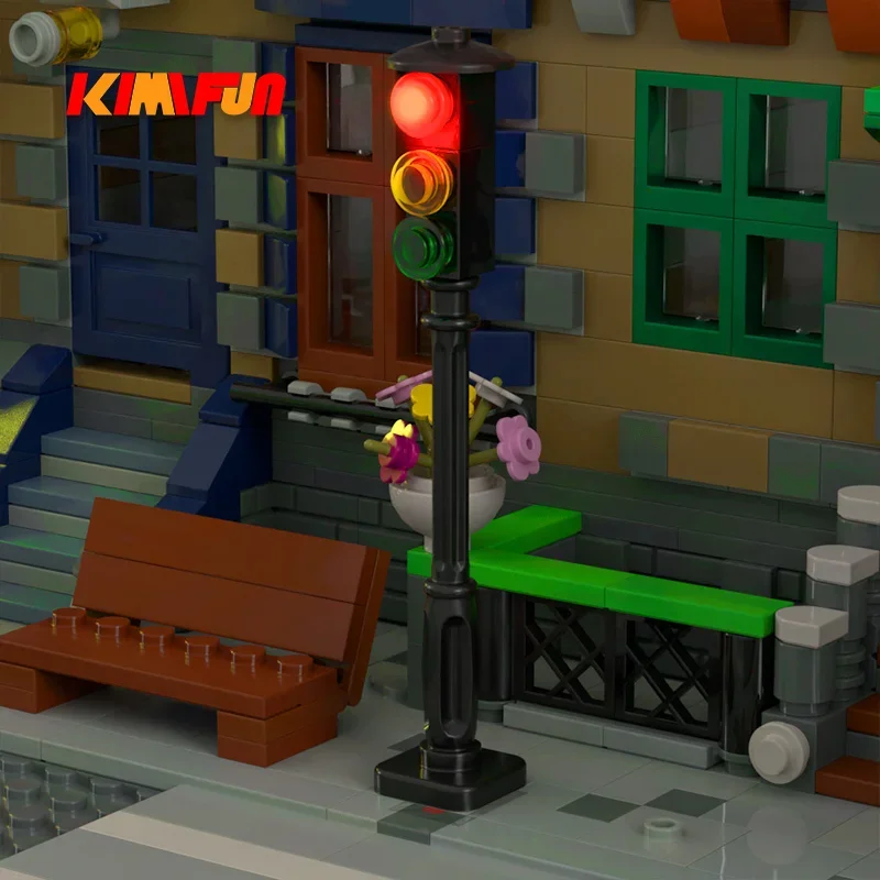 1pcs LED MOC 거리 자동 사이클 교통 신호등  - Lego Set City 리뷰 및 가격