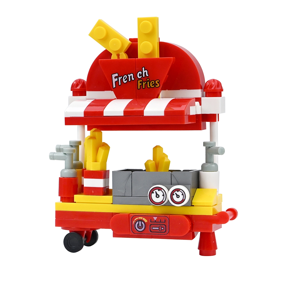 미니 패스트푸드 트럭 모델(어닝 포함) DIY 도시 거 - Lego Set City 리뷰 및 가격