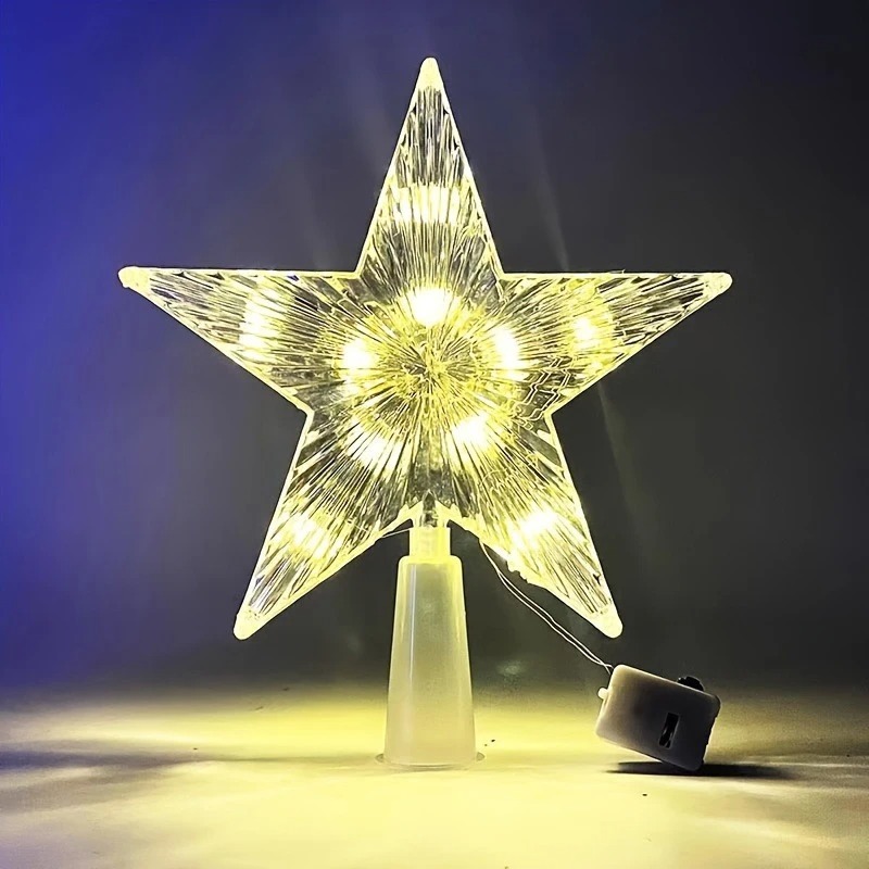 15cm 크리스마스 장식 빛나는 트리 토퍼 반짝이 빛나 - Star Tree Topper 리뷰 및 가격