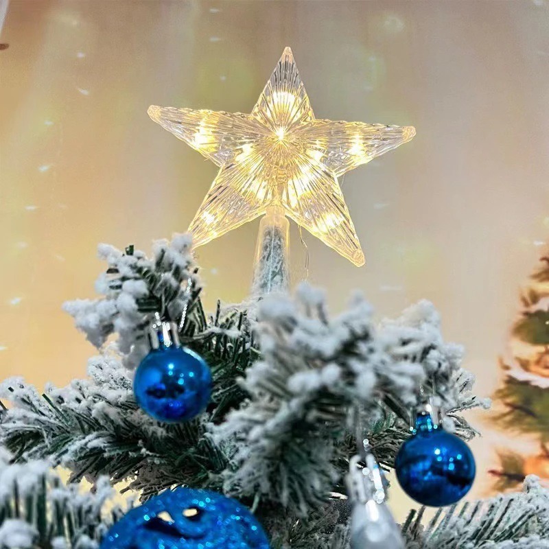 15cm 크리스마스 장식 빛나는 트리 토퍼 반짝이 빛나 - Star Tree Topper 리뷰 및 가격