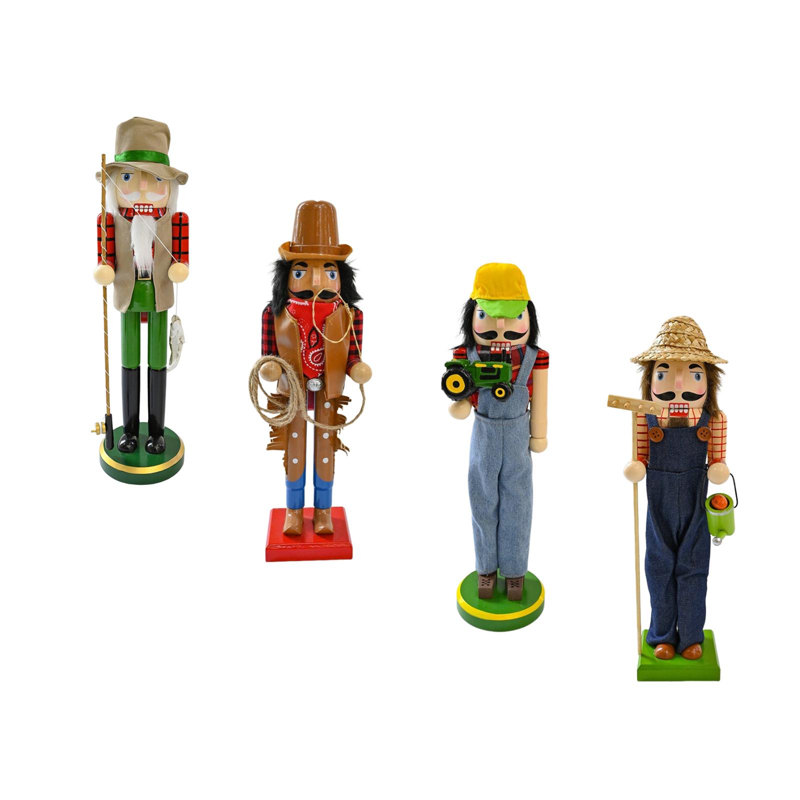 나무 호두까기 인형 크리스마스 장식 테이블 센터피스 크 - Nutcracker Figurine 리뷰 및 가격