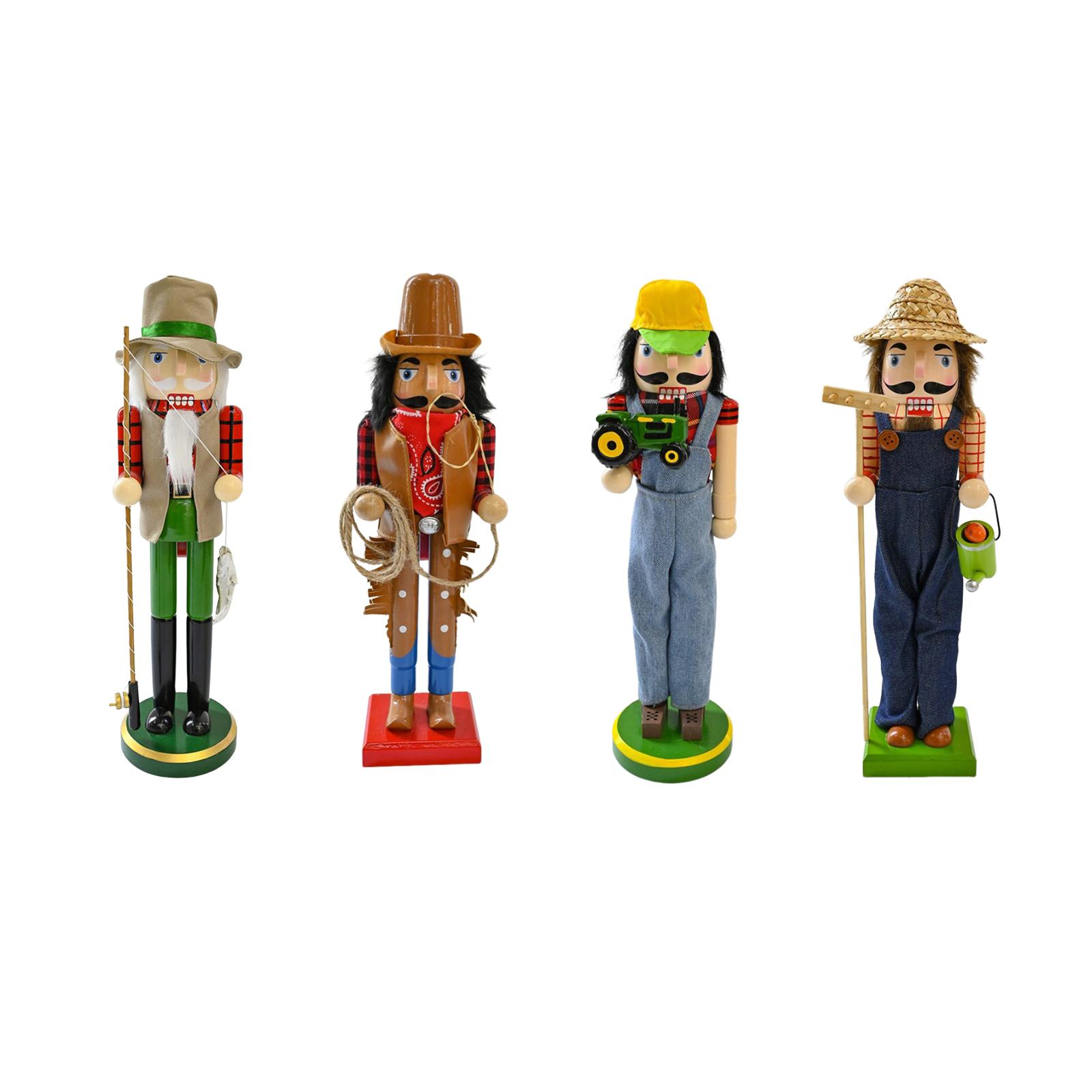 나무 호두까기 인형 크리스마스 장식 테이블 센터피스 크 - Nutcracker Figurine 리뷰 및 가격